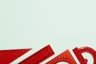 Various Measuring Devices on Blue Surface