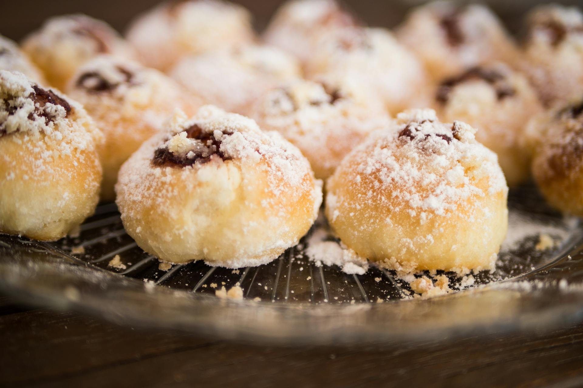 Baked Kolach in Close-up Shot