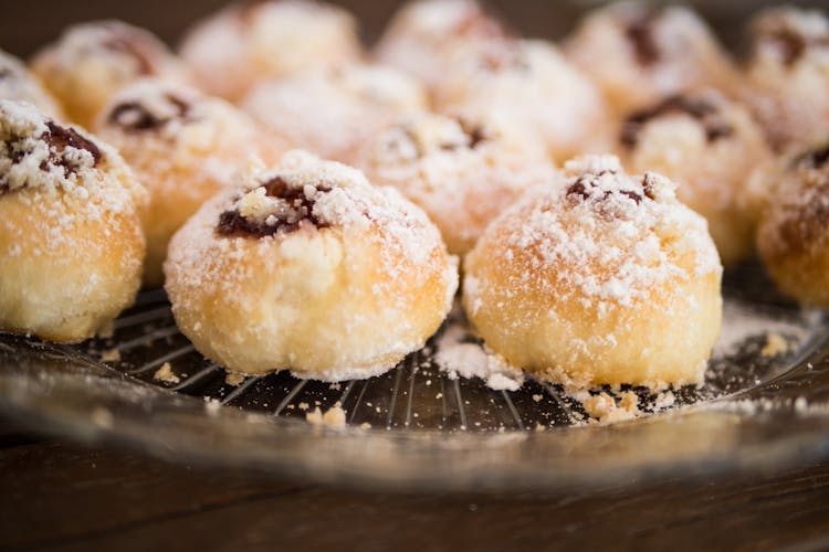 Baked Kolach In Close-up Shot 