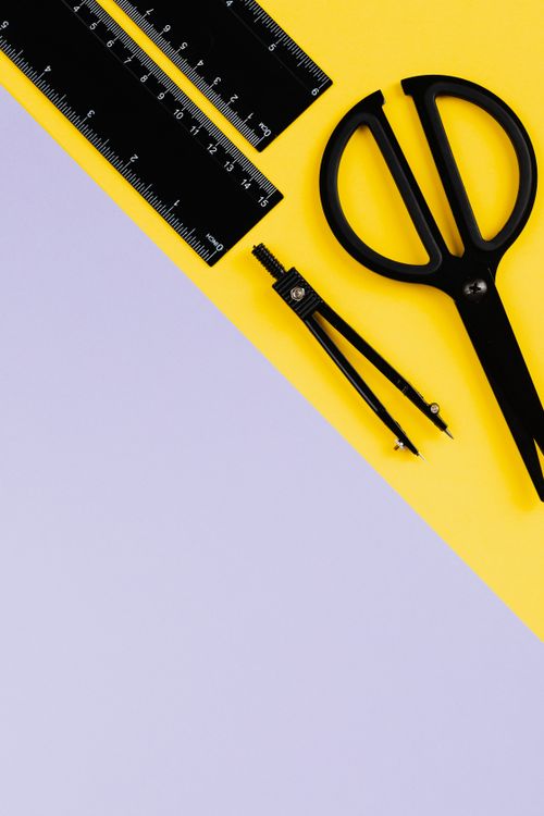 Compass Ruler Scissors Scissors, Rulers and Compass · Free Stock Photo