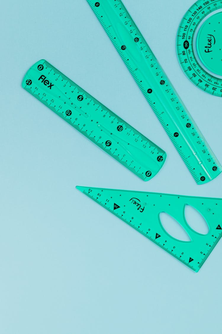 Turquoise Measuring Tools For School