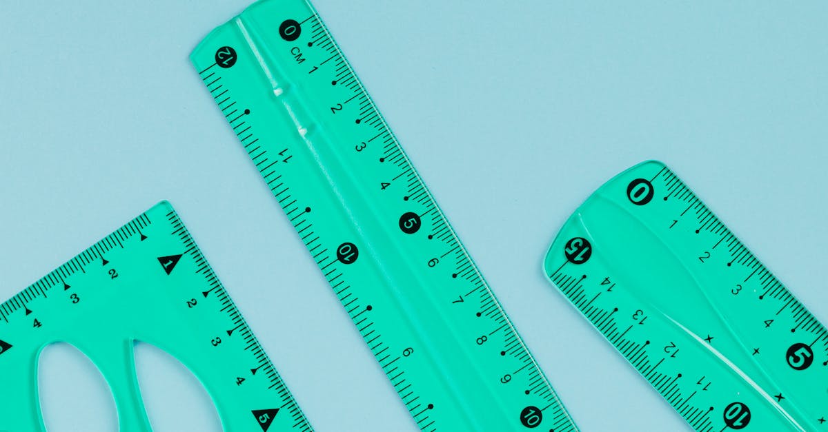 Blue Measuring Tools for School · Free Stock Photo