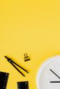 White Round Analog Wall Clock