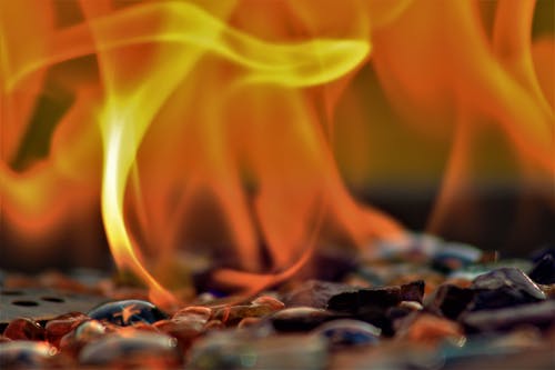 Close Up Photo of Burning Flame