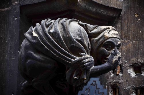 Free stock photo of old woman, sculpture, witch Stock Photo