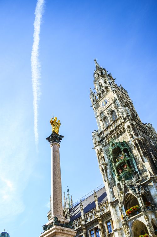 Free stock photo of marienplatz, munich, rathaus glockenspiel Stock Photo