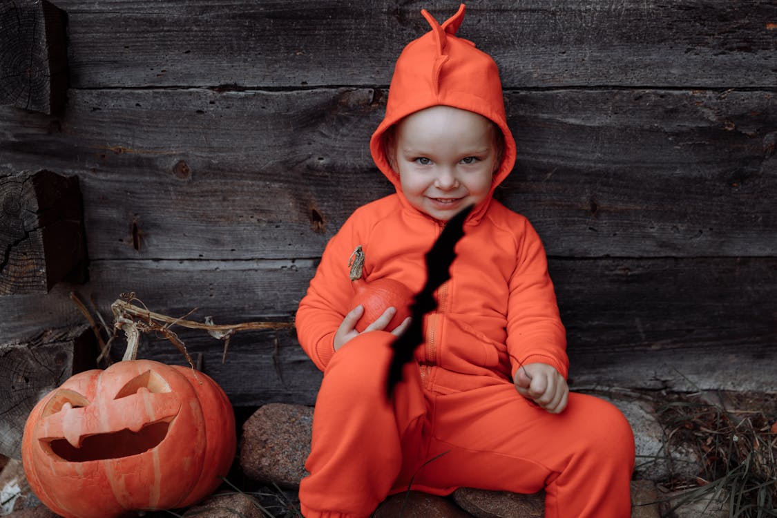 Photograph of a Child in a Halloween Costume · Free Stock Photo