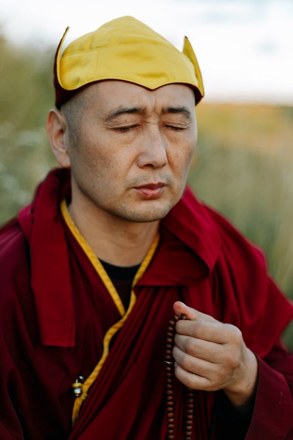 Man in Red and Yellow Jacket