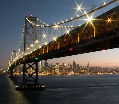 Free stock photo of bridge, cityscape, long exposure