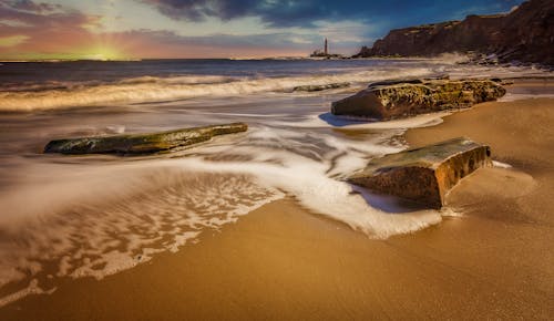 Безкоштовне стокове фото на тему «берег моря, вечір, горизонт» стокове фото