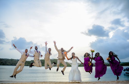 Free stock photo of jumpshot, wedding