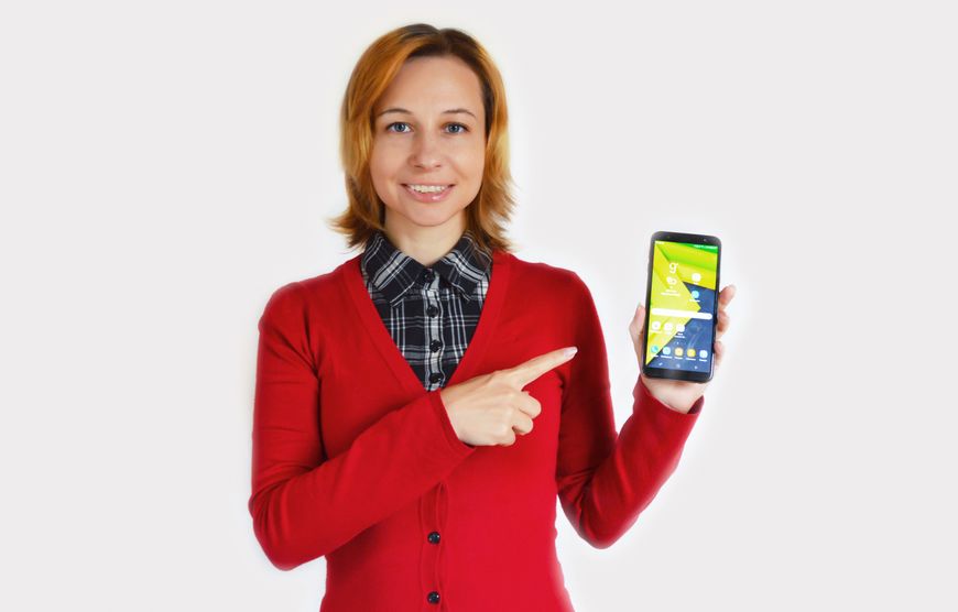 professional online dating profile setup with laptop and smartphone