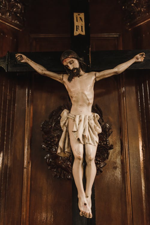 Close up of Crucified Jesus Christ