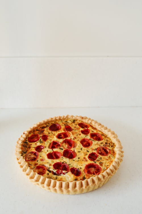 Close-up of a Tomato Pie