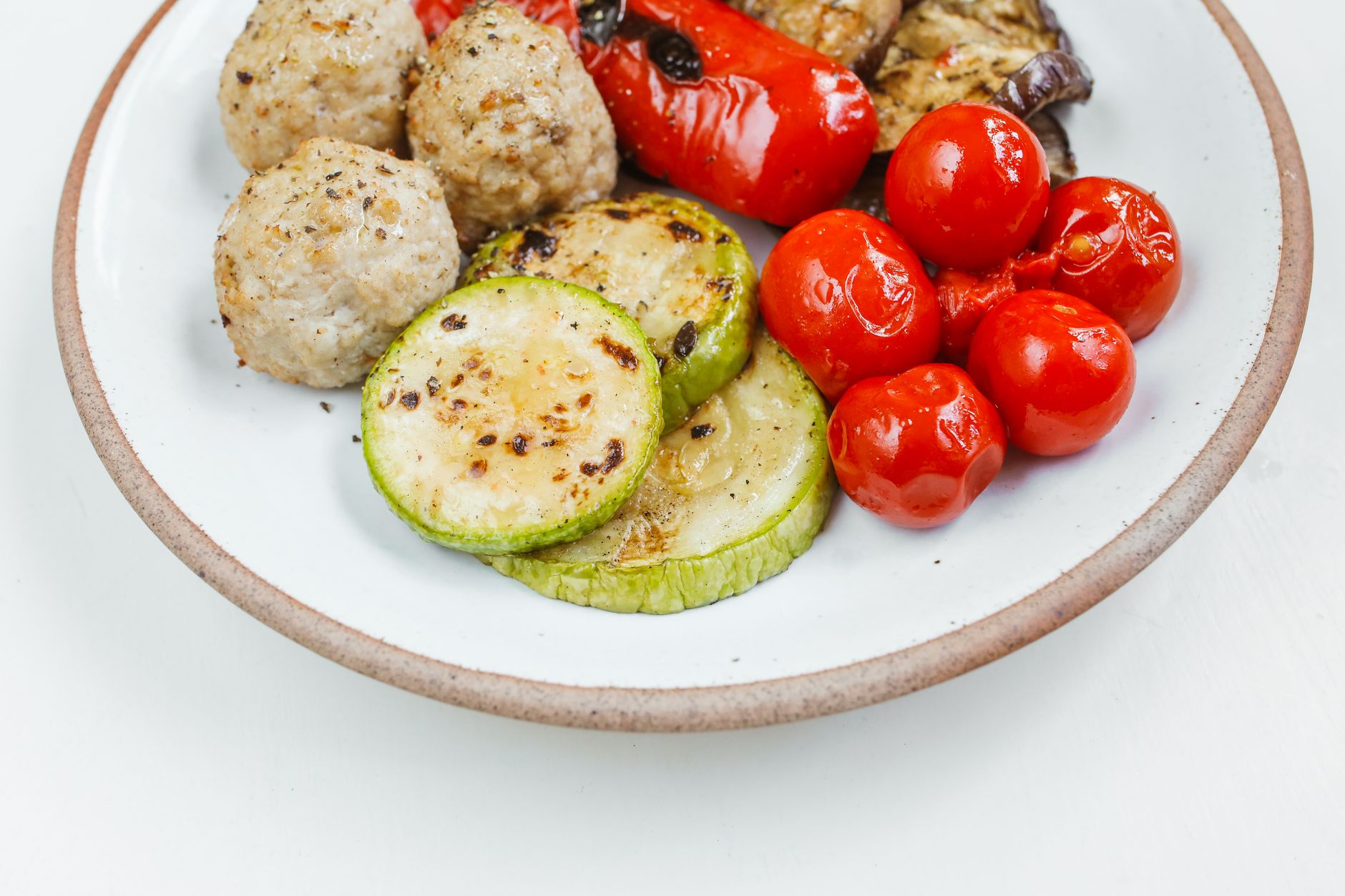 Sheet Pan Meatballs & Roasted Veggies