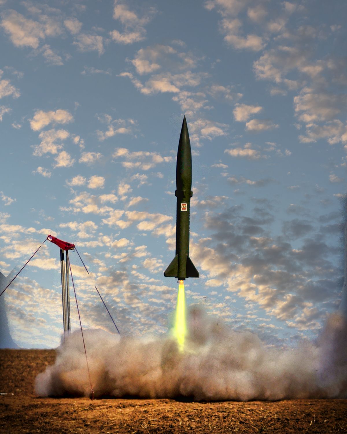 Missle Launching at Sunset · Free Stock Photo
