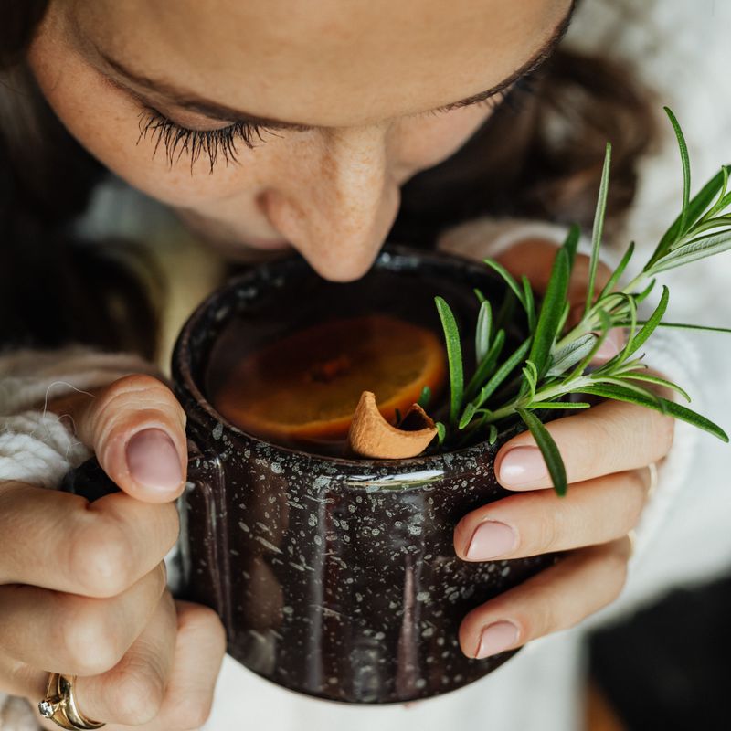 Thai Basil Lime Warming Drink