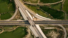 Aerial Photography of Intersecting Roads