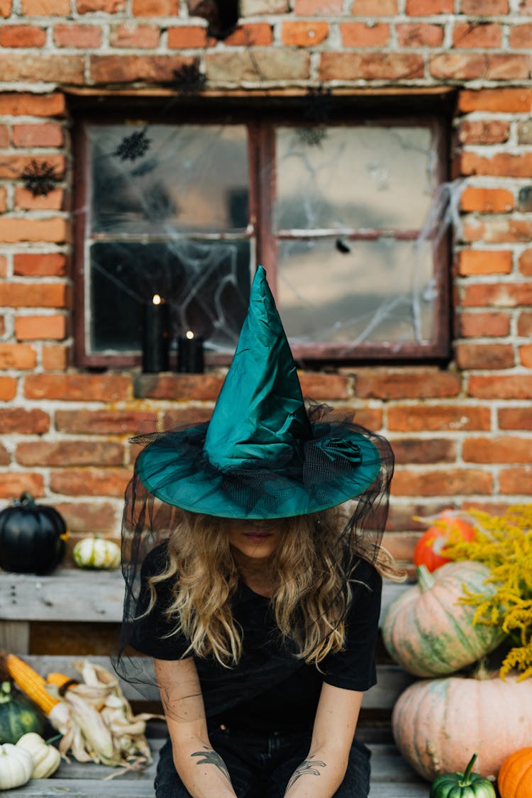 Woman In Witch Costume