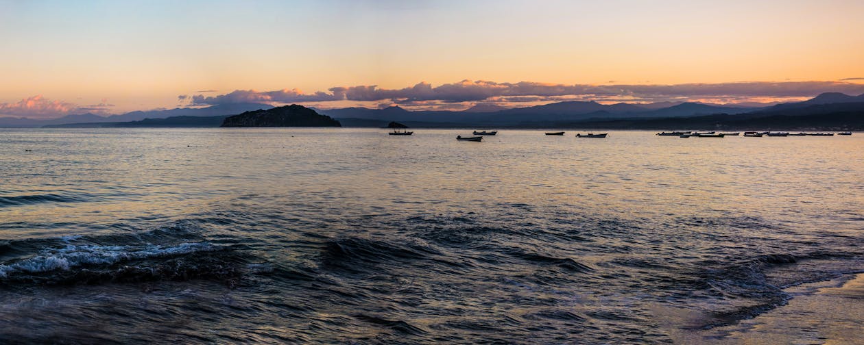 바다, 반사, 보트의 무료 스톡 사진