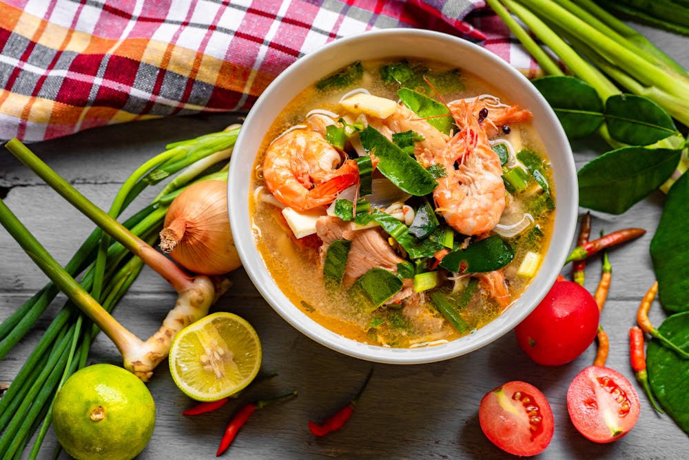 Bright and Zesty Lemon Chicken Feta Soup