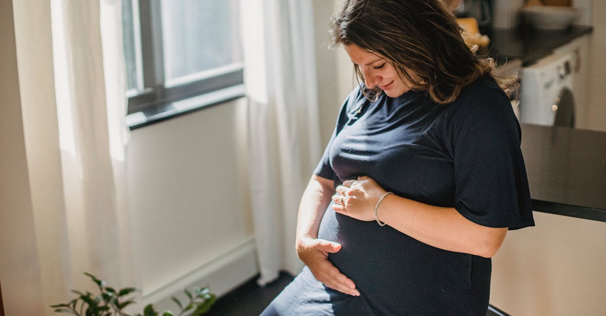 Pregnant Woman Enjoying A Positive Experience
