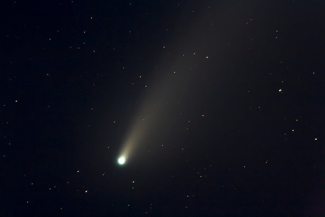 Free Comet in Starry Sky Stock Photo