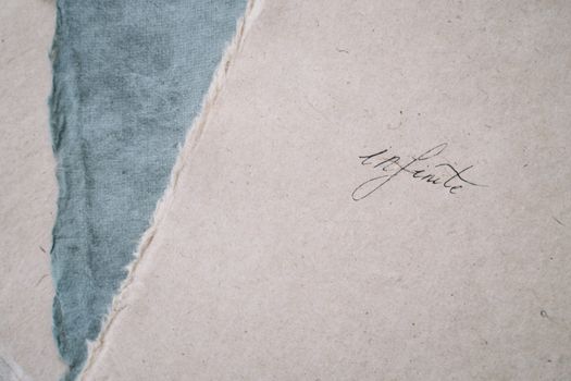 Close-up Photo of Handletter Text on a White Surface