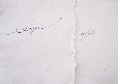 Close-up Photo of Handletter on a White Paper 