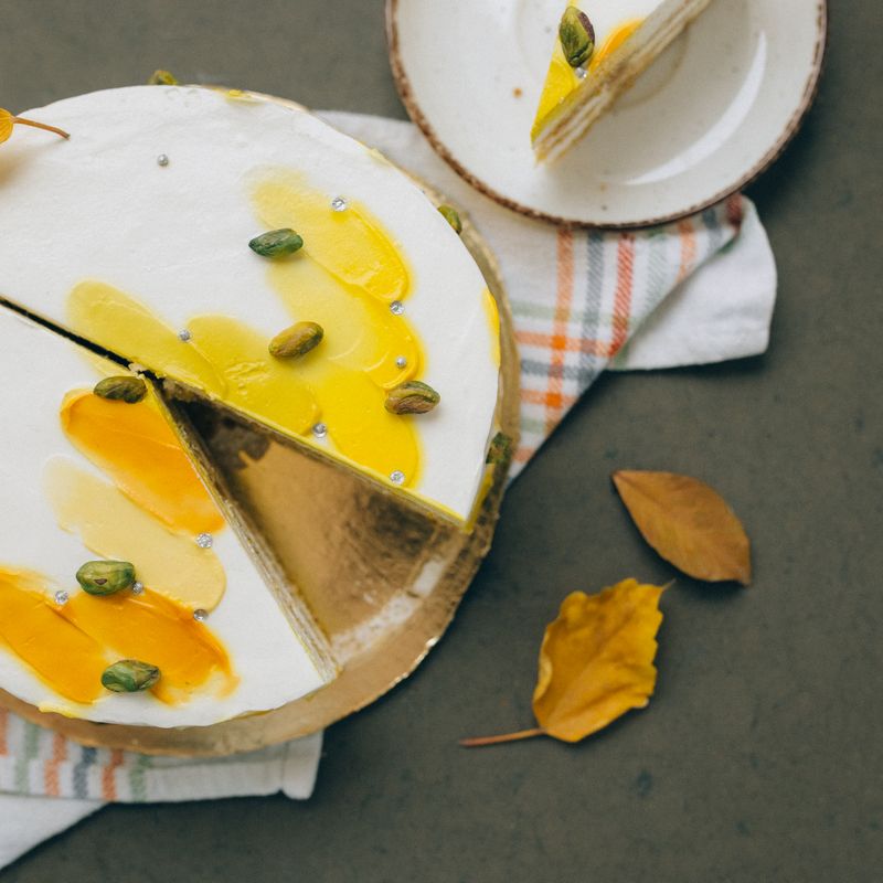 Mastic and Pistachio Morning Loaf Cake