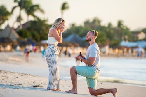 Man proposing to his Partner 