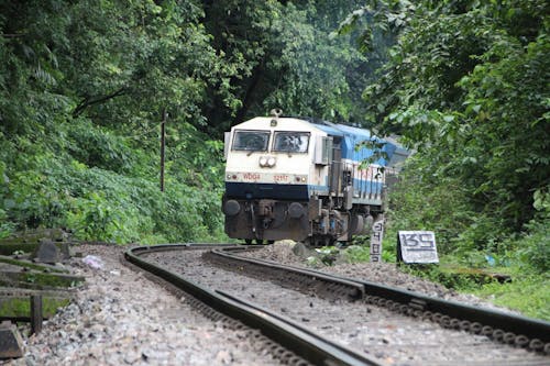 Free stock photo of engine, railway track, train Stock Photo