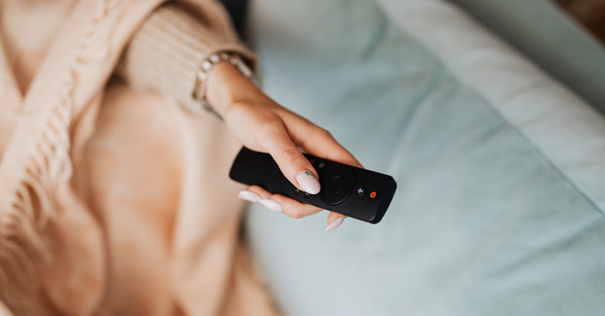 Person Holding Black Remote Control · Free Stock Photo
