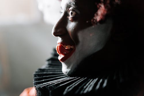 Close up of Woman with Painted Face