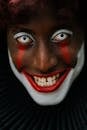 Person in Creepy Clown Makeup