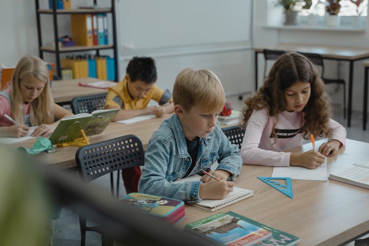 Students Taking Notes