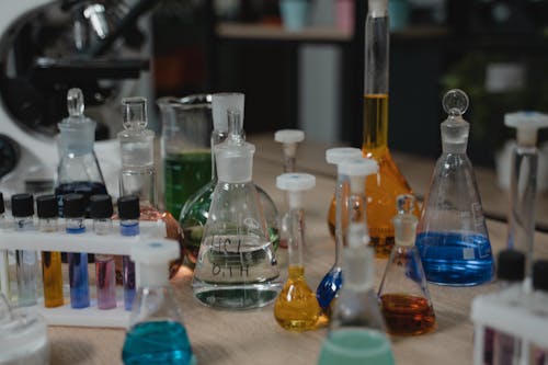 Close-up Photo of Laboratory Apparatuses 