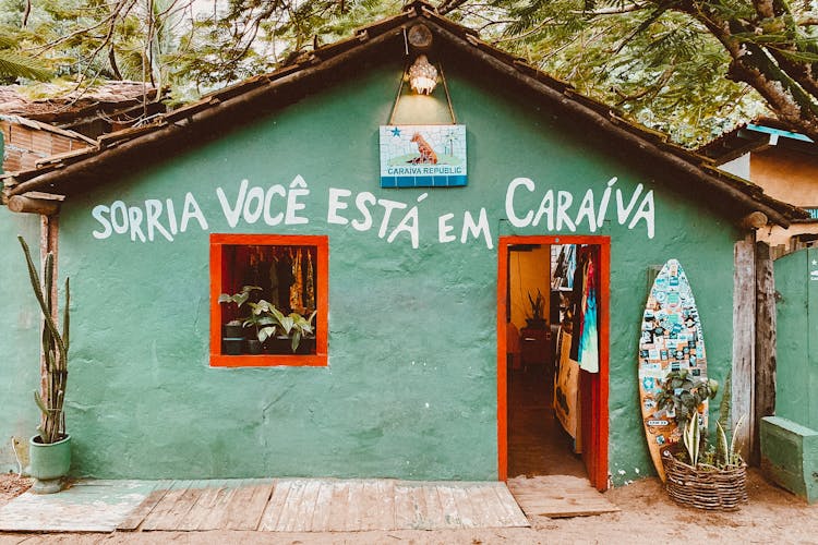 Storefront Of A Surf Shop 