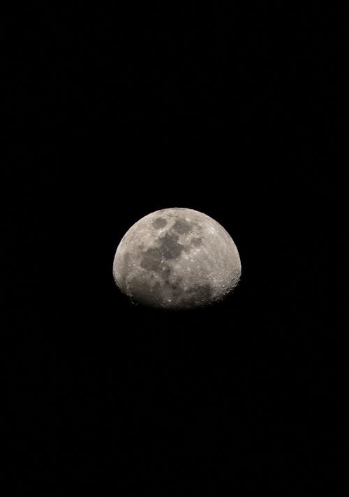Immagine gratuita di luna, sfondo nero, sfondo per cellulare