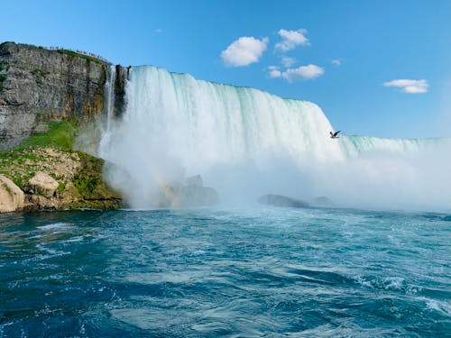 Free Waterfalls Under Blue Sky Stock Photo