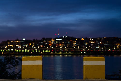 Free stock photo of city lights, city night, han river