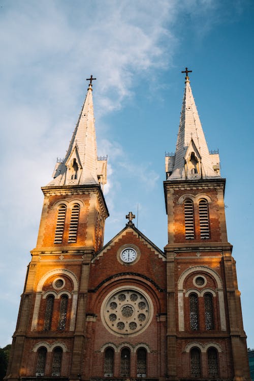 Free Low Angle Shot of a Church Building  Stock Photo