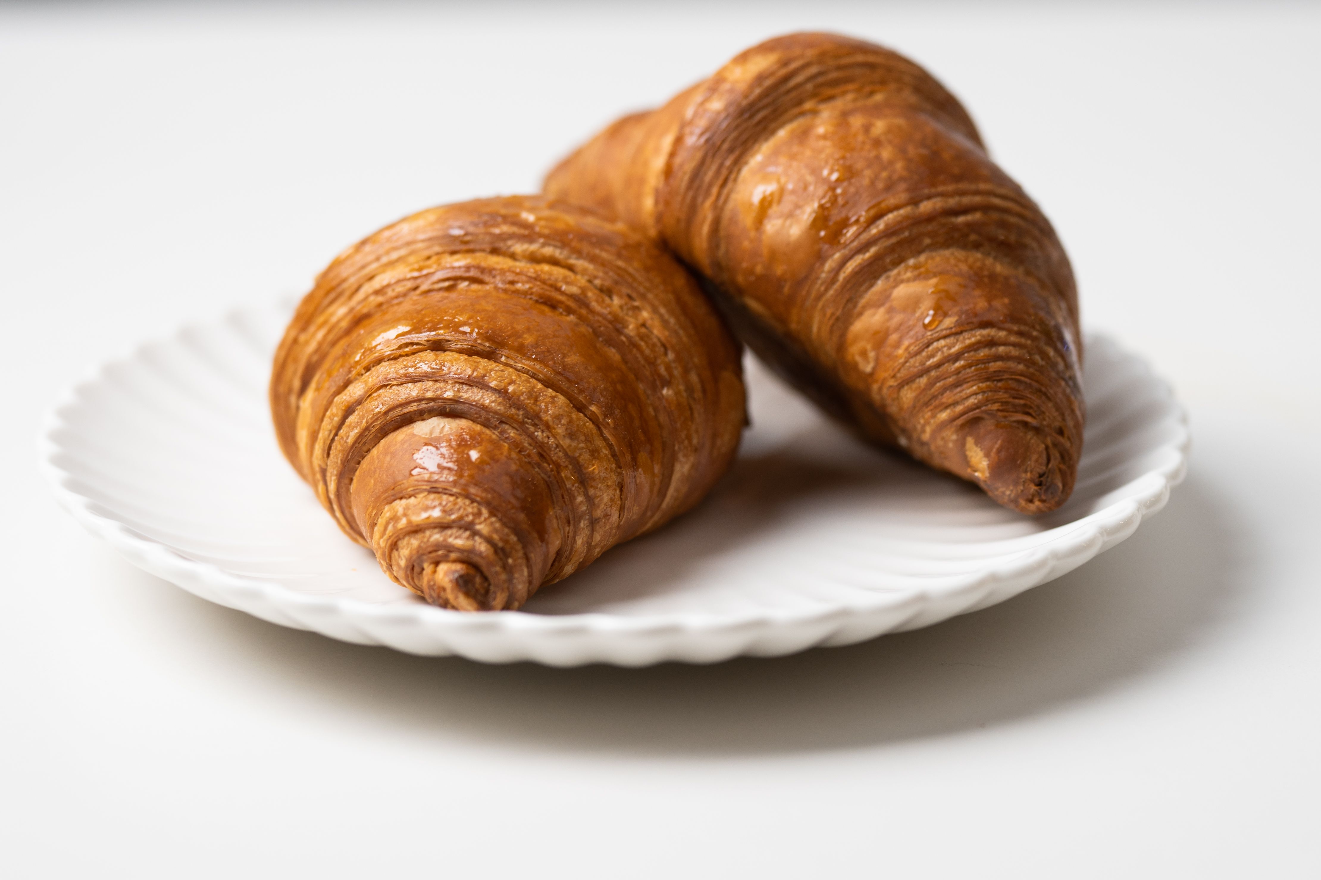 Croissants artesanais folhados