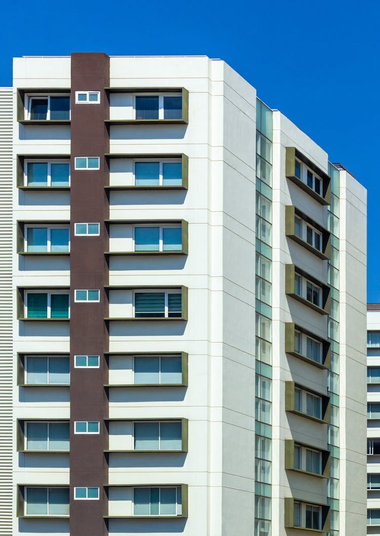 Corner Of Residential Building In City