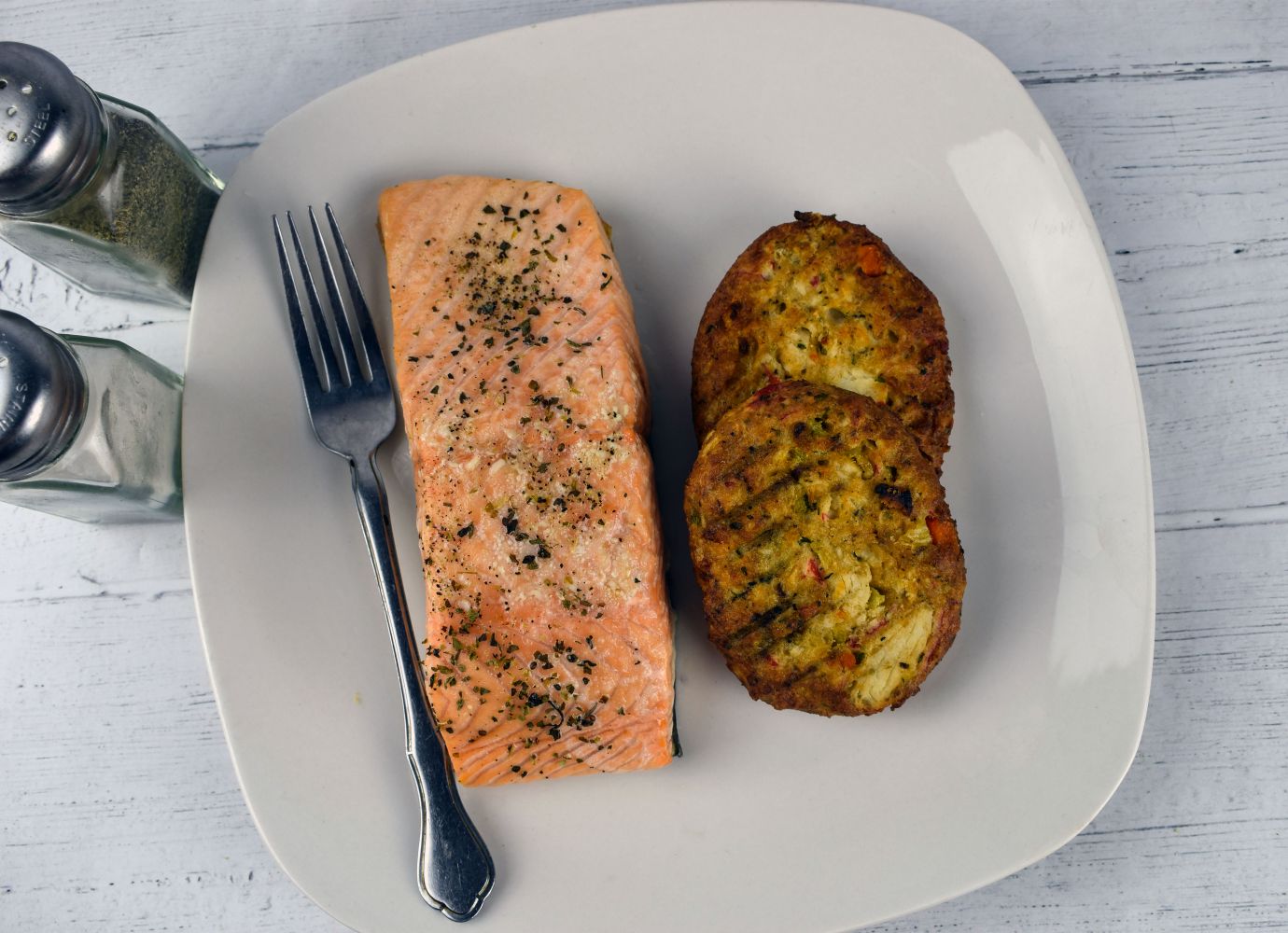 Charred Blackened Cod with White Wine