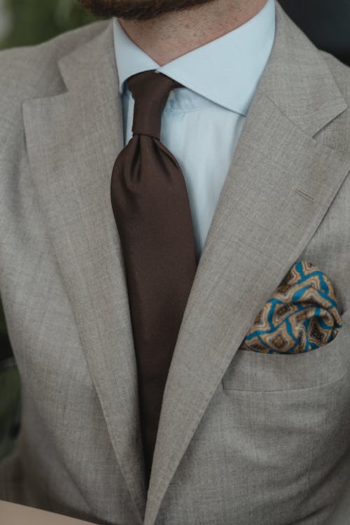 Man in a Blazer and Necktie