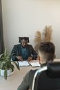 A Man Doing Job Interview to a Candidate