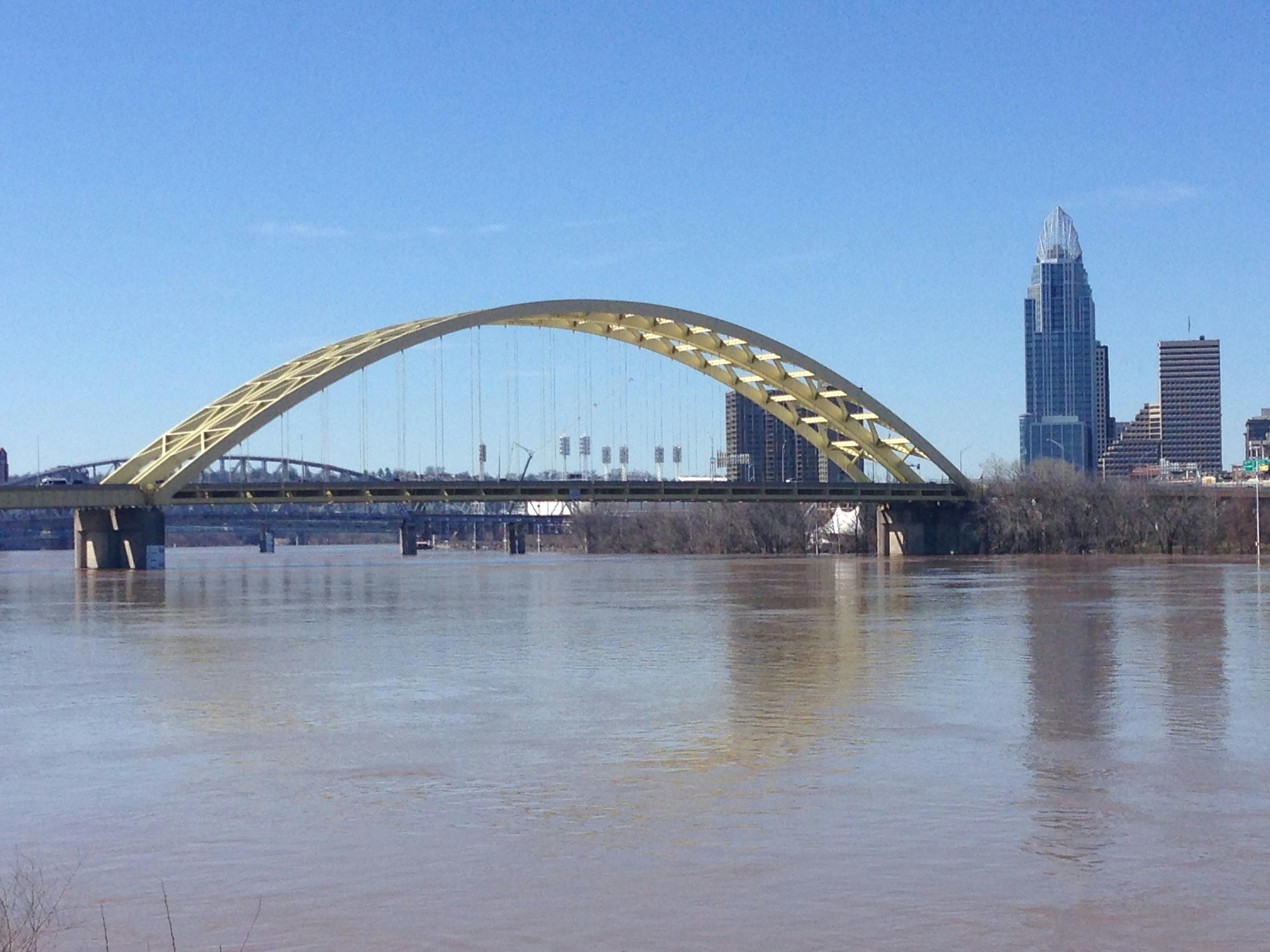 free stock photo of big mac bridge bridge cincinnati