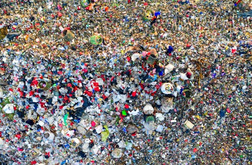 Aerial Footage Of Landfill 
