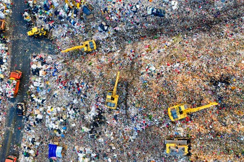 Aerial Footage of Landfill 